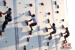 （成都世运会）攀岩项目收官 中国队5金3银2铜成最大赢家